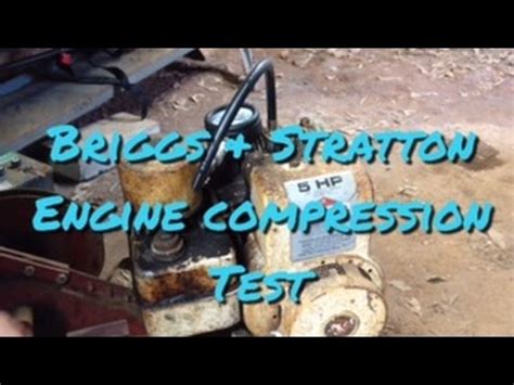 compression testing 11hp 400cc briggs stratton engine|briggs and stratton compression .